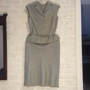 Lady’s suit top and skirt separated